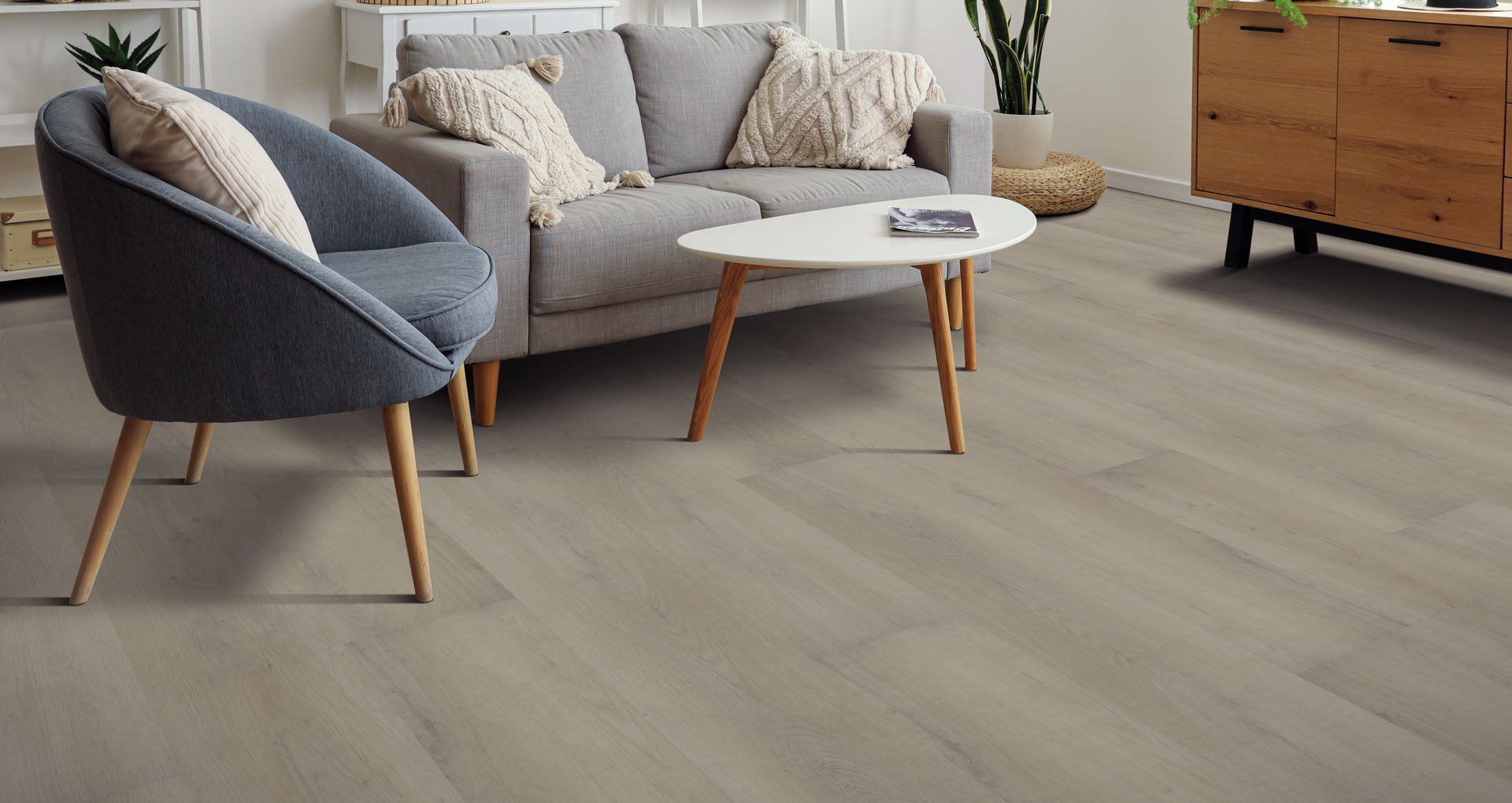 Waterproof vinyl flooring